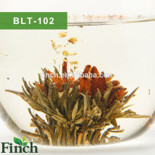 BLT-102 Tea Ball Handmade Flavor Flower Blooming Tea with Green tea osmanthus